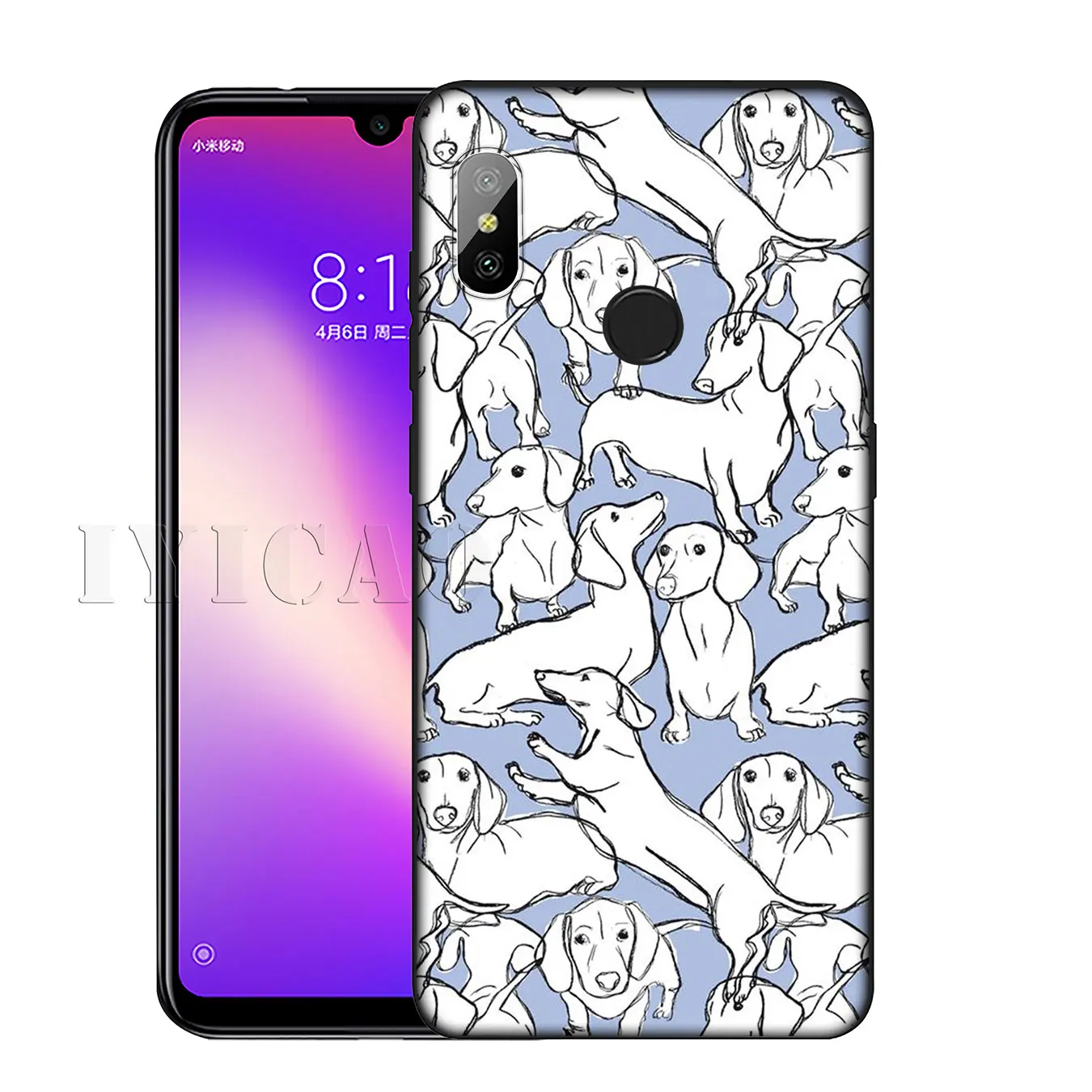 Мягкий силиконовый чехол IYICAO для Xiaomi Redmi K30 K20 8A 7A 6A 5A S2 GO Note 8 8T 7 5 6 Pro |