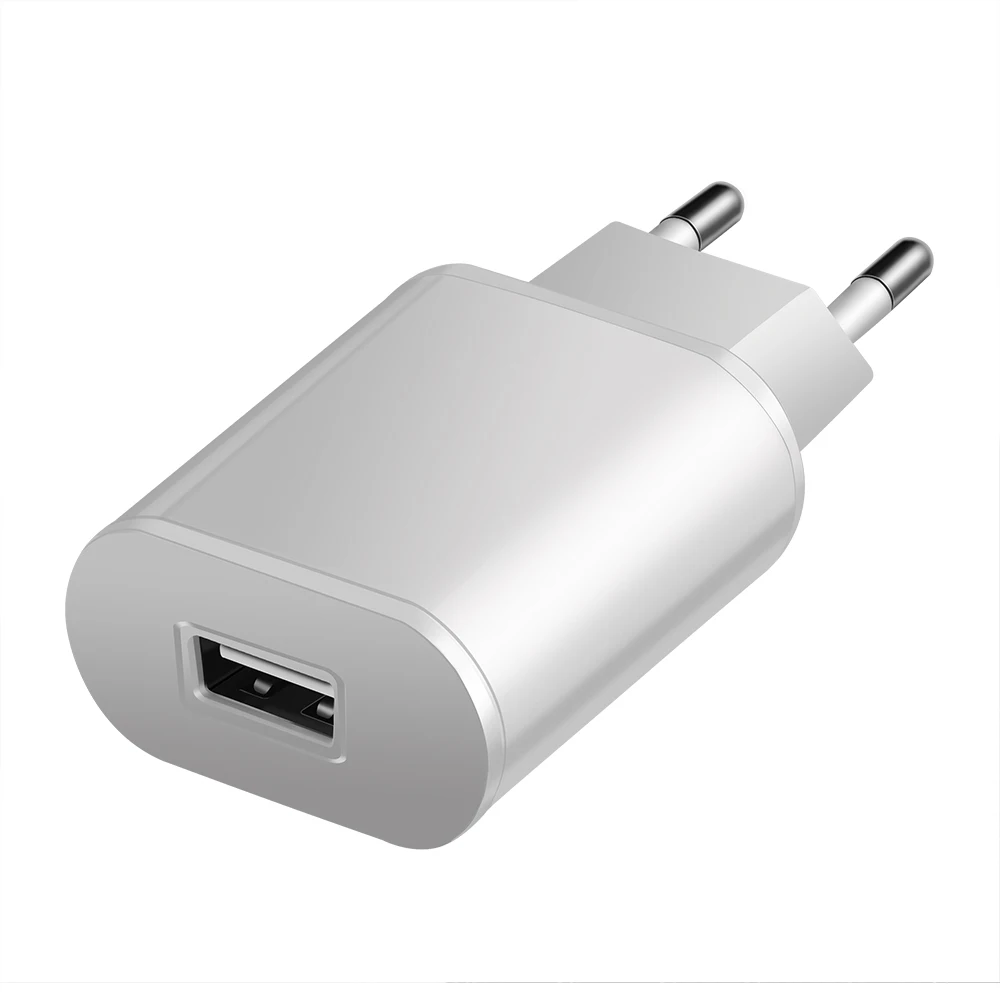 Зарядное устройство USB с европейской вилкой, 5 В, 2 А, быстродействующий адаптер для мобильного телефона, быстрая зарядка для IPhone, Xiaomi, Redmi, samsung, зарядное устройство - Тип штекера: White