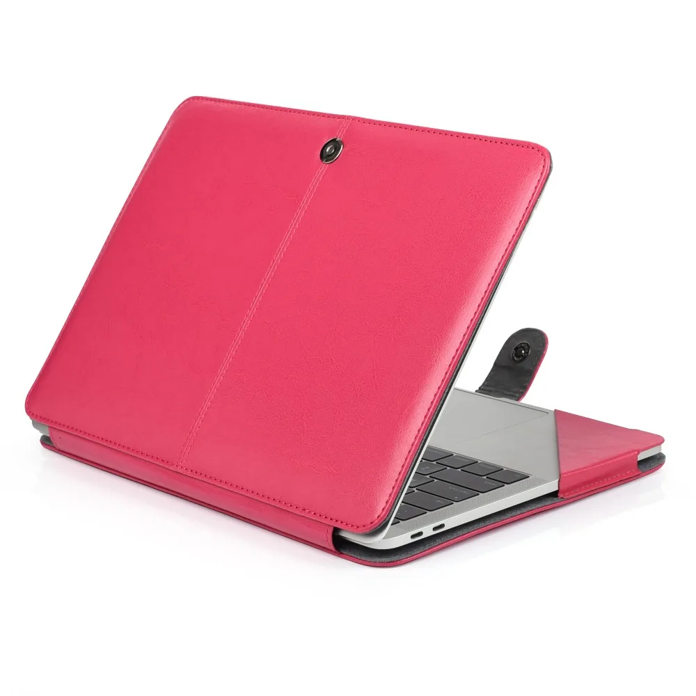 GOOYIYO- кожаный чехол для ноутбука для нового Macbook Air 13 A1932 корпус компьютера для Mac Pro 13 15 Сенсорная панель Крышка