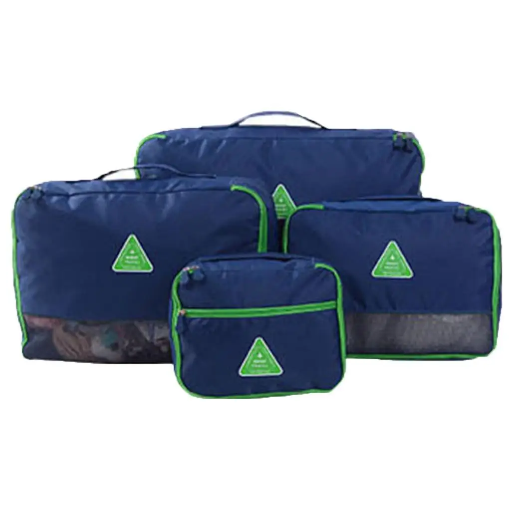 Новинка унисекс 4 шт./компл. сетчатая Лоскутная сумка для хранения путешествий на