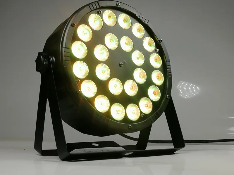 16 шт./лот 24x12 Вт rgbw светодиодный светильник rgbw 4в1 dmx512 пластиковый par Светильник профессиональный сценический dj светильник