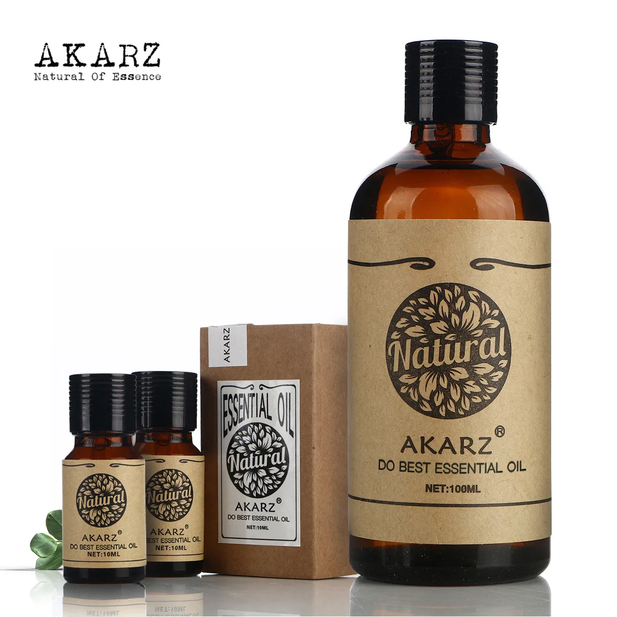 

AKARZ Famous brand Whitening sets Rose essential oil (10ml) Rose Hip oil(100ml)peppermint oil(10ml) Repair wrinkles scars Oil
