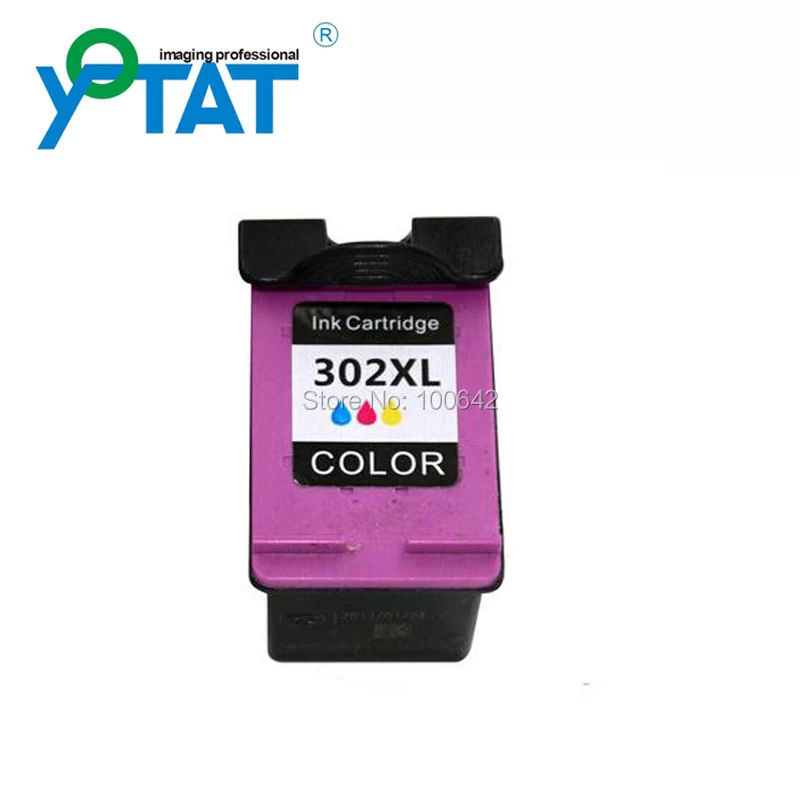 YOTAT 1 комплект восстановленных чернильных картриджей для принтеров HP302XL HP302 Deskjet