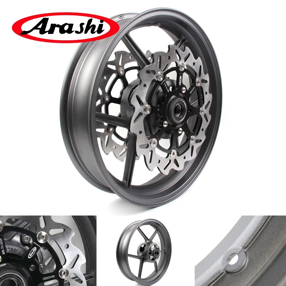 Араши ZX6R 05-12 переднее колесо обод дисковые тормоза ротор диск для KAWASAKI ZX-6R ZX 6R 2005-2012 2006 2007 2008 2009 2010 2011 Z750