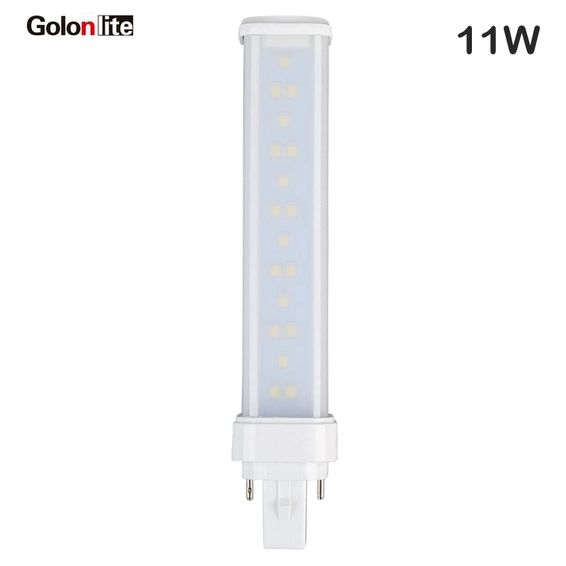Golonlite G24 светодиодный светильник PL 11Вт 9 Вт 7 5 Замена 26W 18W 13W 10W CFL G24Q G24d E27 E26