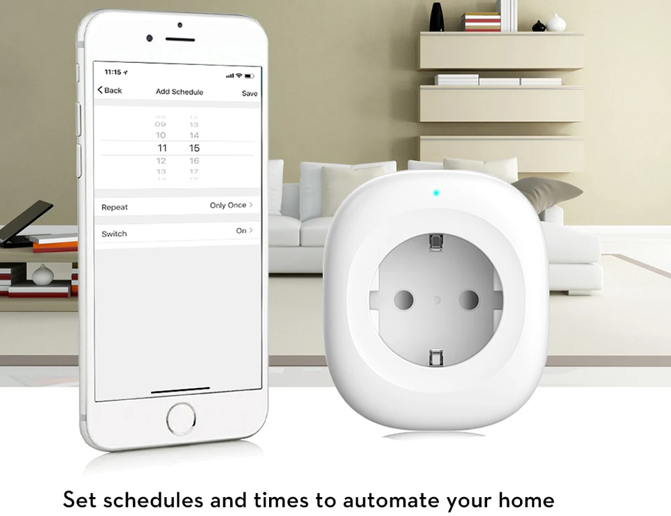 Wifi умная розетка EU Plug мобильное приложение дистанционное управление работает с Amazon Alexa Google Home не требуется концентратор с USB выходом