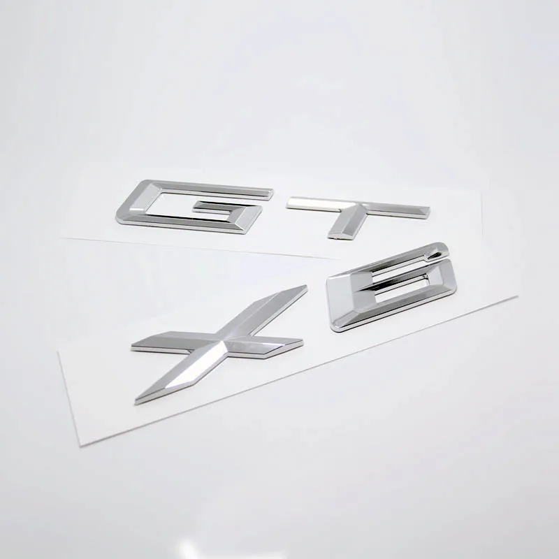 AEING для BMW автомобильный Стайлинг 3D серебристый черный X1 X3 X5 X6 GT буквы логотип