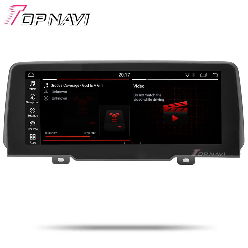 Автомагнитола Topnavi 10 25 дюйма Android 9 0 GPS навигация для BMW X3 EVO G01(2018) 2 Din медиаплеер