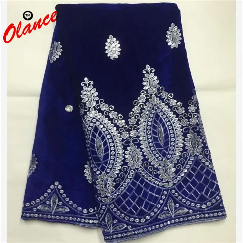 

New coming african velvet lace fabric charming pattern B8V1, Nigerian shiny velvet lace fabric for woman party
