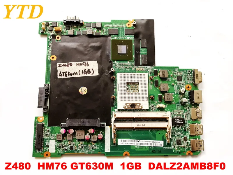 Original for lenovo Z480 laptop motherboard HM76 GT630M 1GB DALZ2AMB8F0 tested good free shipping | Компьютеры и офис