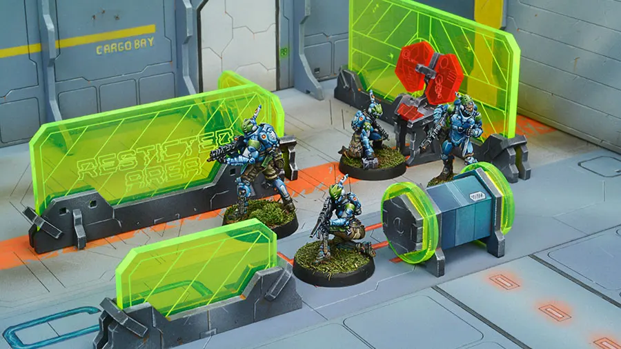 [Loong Way Miniatures] Corvus Belli Infinity 0593 BAGH MARI блок 32 мм Металлические Миниатюрные|Аксессуары