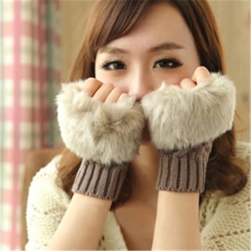 

2022 winter gloves women guantes keep warm soft warm mitten touch screen lady AW6254