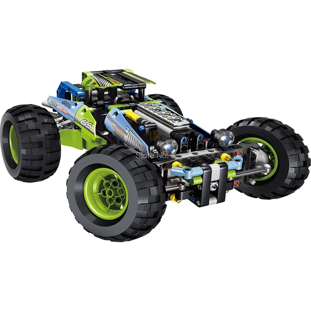 38001 494 шт technic city Внедорожный гоночный автомобиль lele 42037 строительный блок кирпичи игрушка