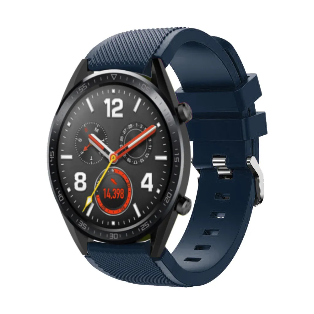 Ремешок силиконовый сменный для наручных часов Huawei Watch GT Модный повседневный