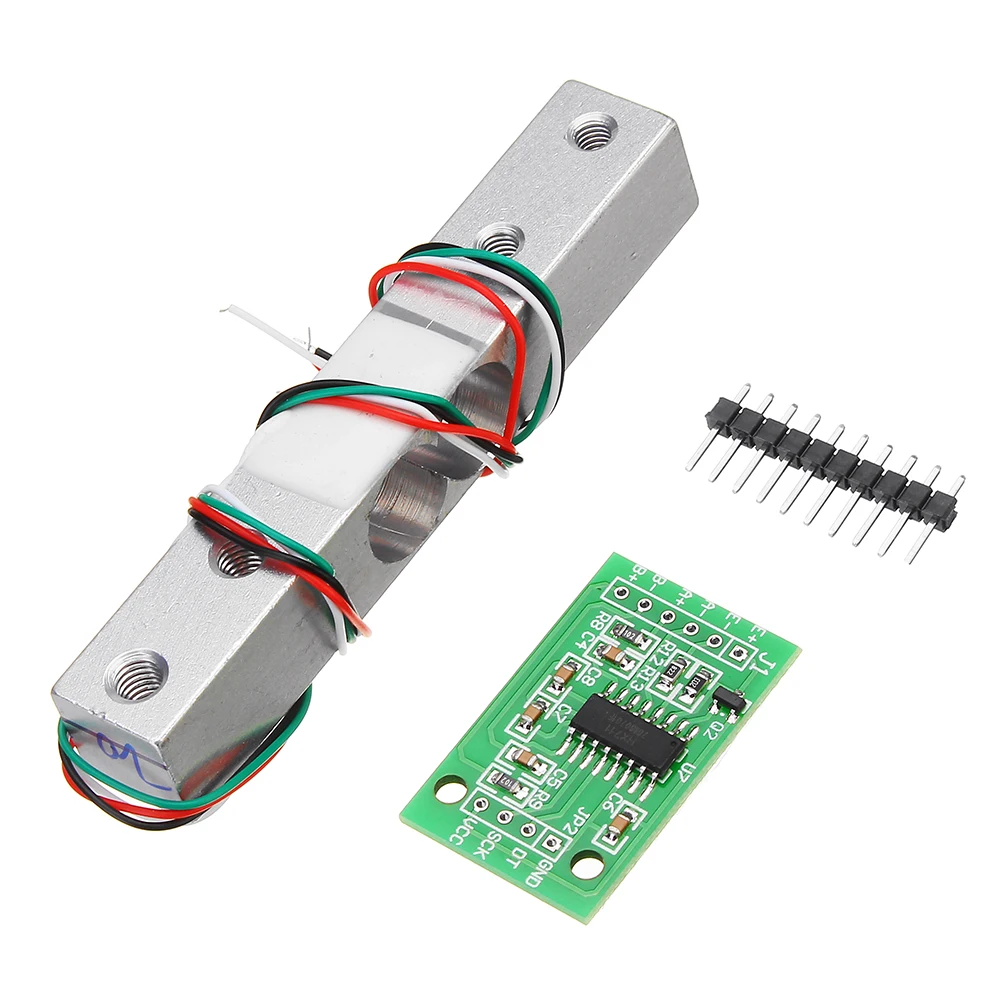 

HX711 Module + 1kg/5KG/20kg Aluminum Alloy Scale Weighing Sensor Load Cell Kit For Arduino