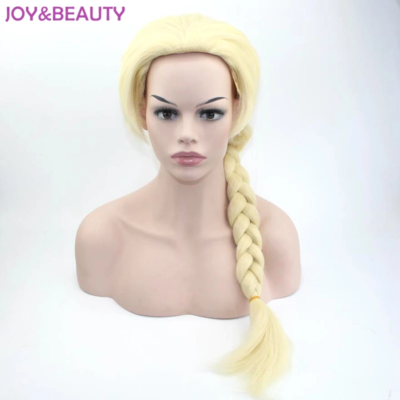 JOY & BEAUTY волосы косплей парики Эльза парик и Анны для детей взрослых золотой 22