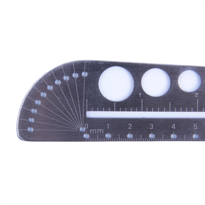 26.3 * 3.9 Cm Outdoors Multifunction Scale Tool Map Landmarks Compasses Ruler Protractor Stainless Steel Inner Hexagon EDC | Инструменты
