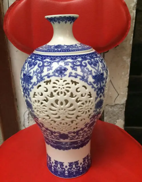 Два набора китайская фарфоровая Буле и белая большая ваза QIANLONG mark|qianlong vase|qianlong
