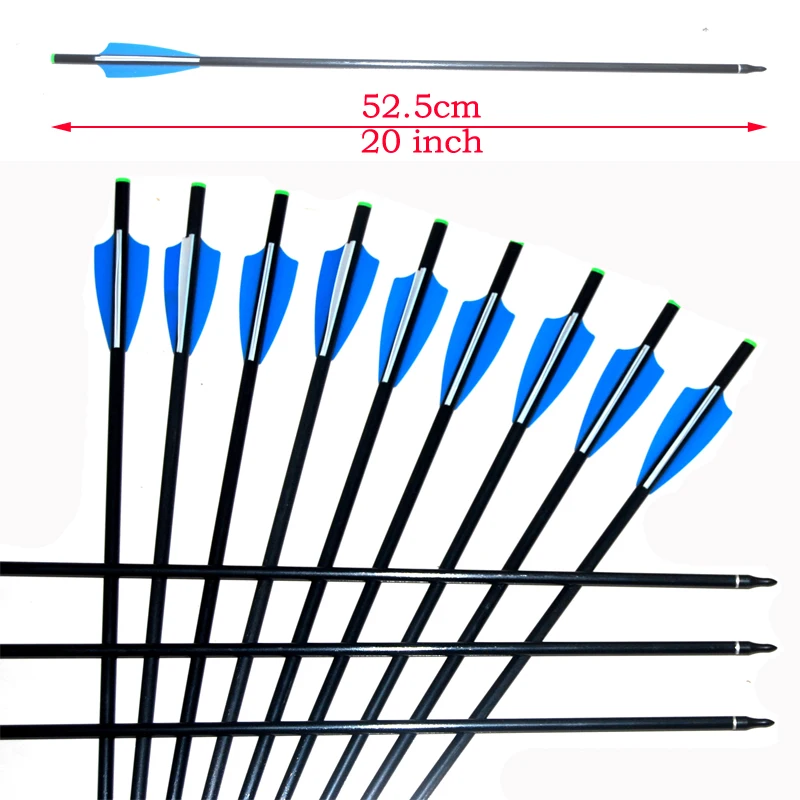 Бесплатная доставка 12 шт/20 дюймов новые стрелы из стекловолокна наружные