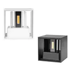 6W 12W Водонепроницаемый AC85-265V поверхностного монтажа светодиодный настенный светильник современный скандинавский светильник для помещений Настенные светильники для гостиной