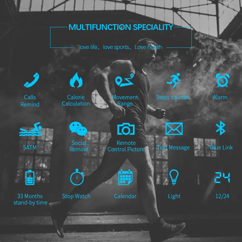 SMAEL цифровые часы 8012 Bluetooth мужские спортивные 50 м водонепроницаемые Смарт Relojes Hombre