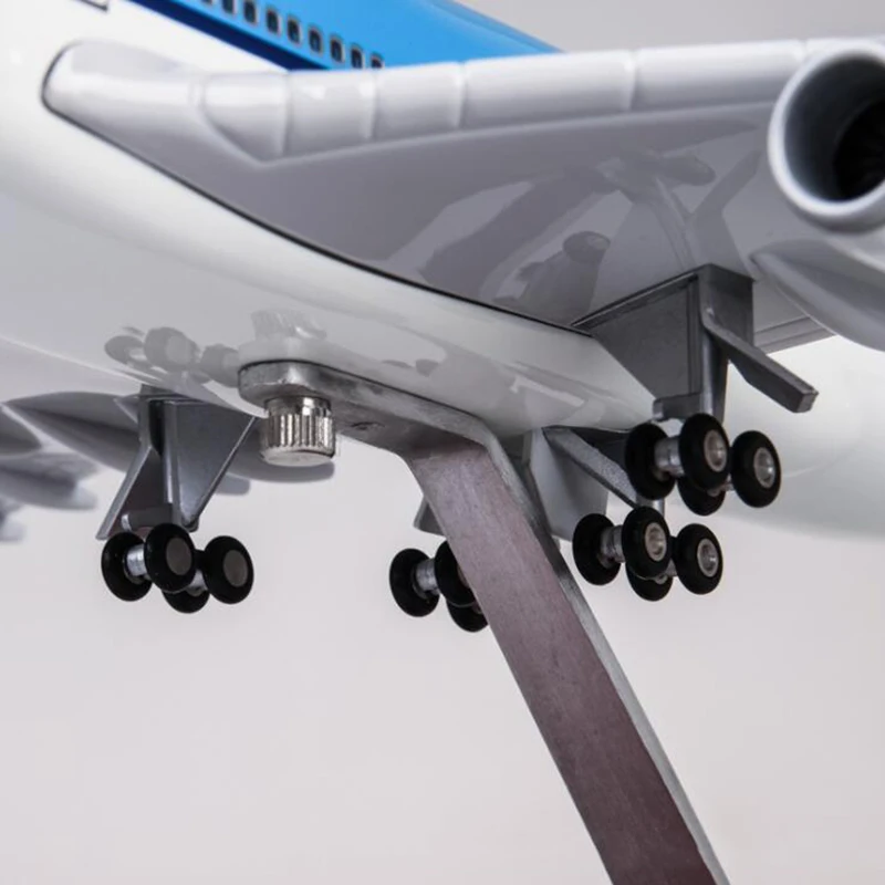 1/157 масштаб 47 см самолет Boeing B747 KLM королевские голландские авиалинии Модель W светильник& колеса литой под давлением пластиковый полимерный самолет для сбора