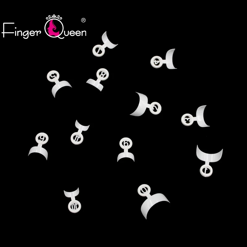 FingerQueen 100 шт. клей балерина половина искусственные ногти/ясно гроб накладные ногти ABS Искусственный DIY Ложные УФ-гель для ногтей art