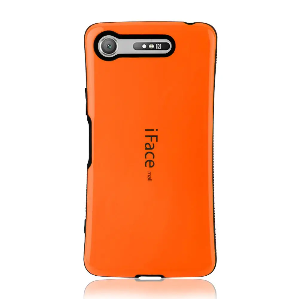 Оранжевый YeeSite iFace Mall сверхпрочный чехол для sony Xperia XZ1 XZ2 XZ3 Compact Premium ударопрочный задний Чехол Жесткий чехол для телефона - Цвет: Оранжевый