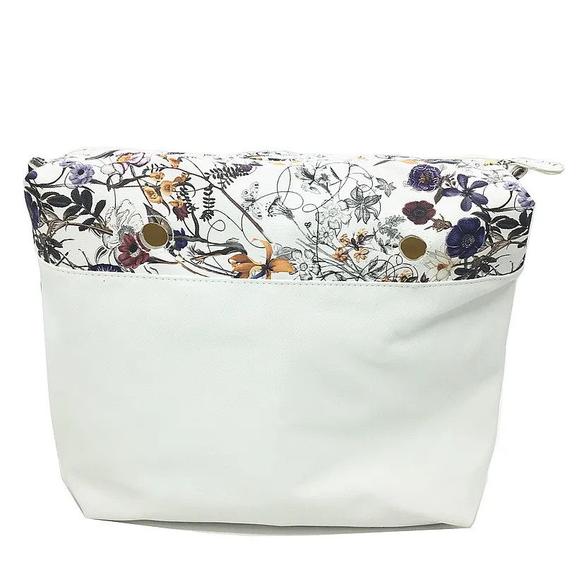 1 шт. белый цветок искусственная кожа классический размер внутренняя сумка