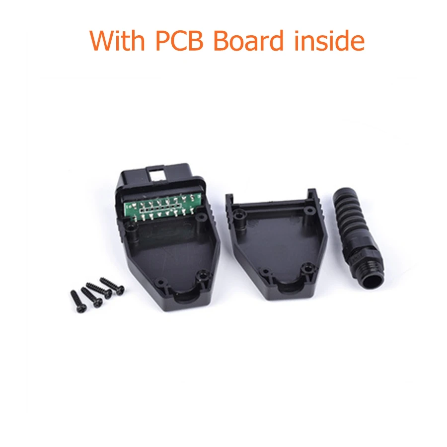 OBD с разъемом «папа» OBD2 16Pin разъем адаптер OBD II OBDII разъем J1962 OBD2 разъем с печатной платой и не печатной платы