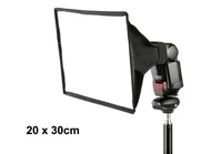 camera flash light diffuser soft box 20x30cm foldable for canon 600ex 580ex 430ex yn560 sbb900 sb800 sb600 speedlite universal