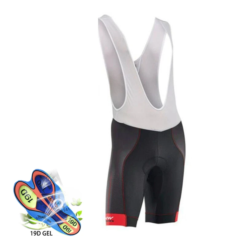 Bib shorts Northwave NW Мужская одежда для велоспорта с коротким рукавом, трикотажные комплекты, летний триатлонный обтягивающий костюм, Быстросохнущий дышащий анти-УФ - Цвет: Bib shorts