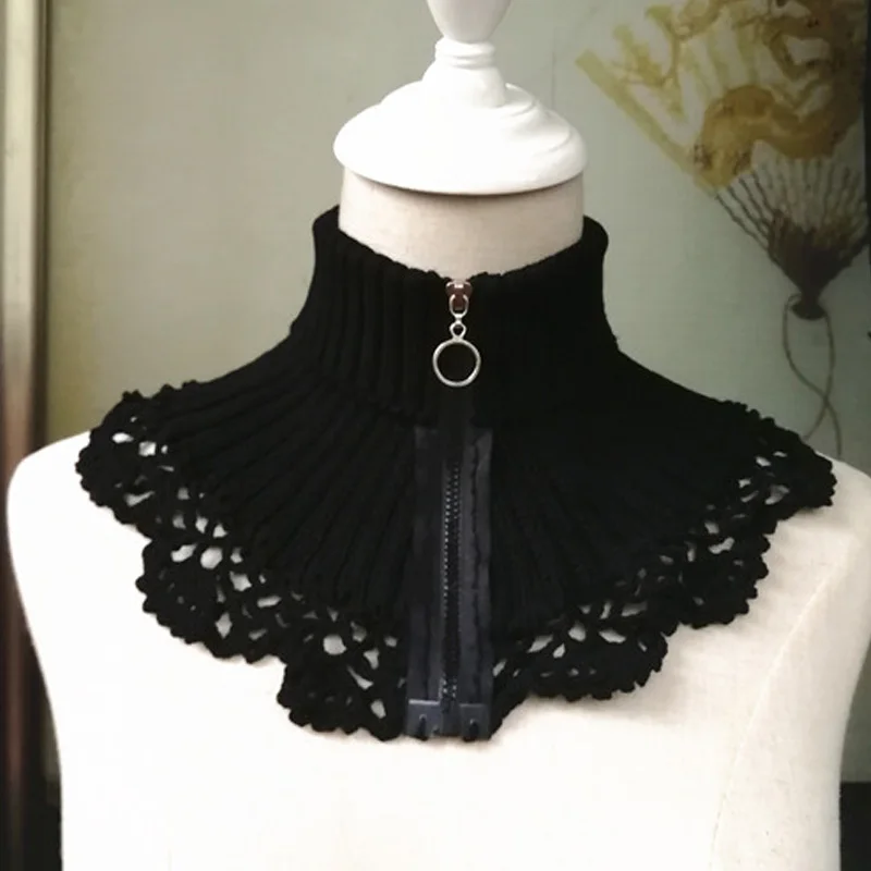 

Hand-stitched crocheted bamboo charcoal half-high knitted scarves women shawls pashmina pure long cashmere handmade hook flower