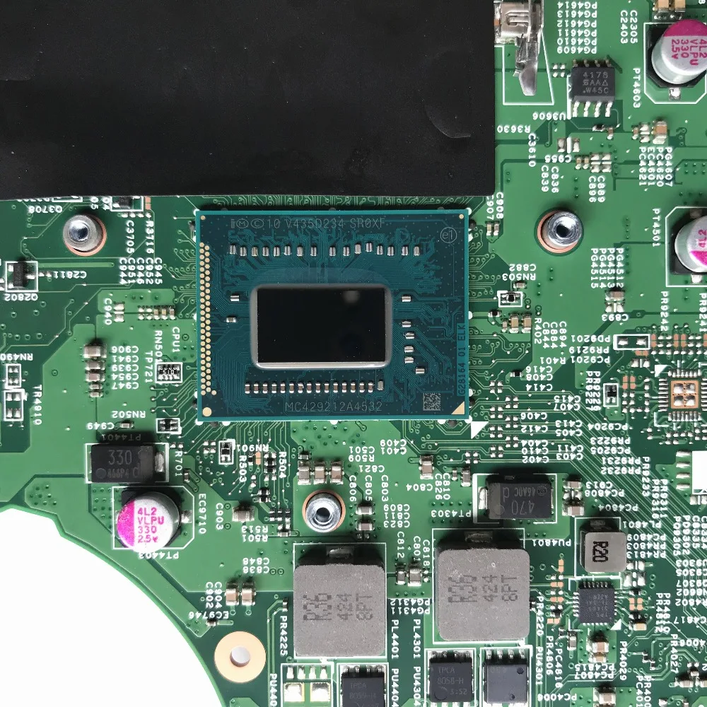 Материнская плата для ноутбука DELL 3421 5421 модель CN-07TT7V 07TT7V с процессором SR0XF i3-3227u PWB