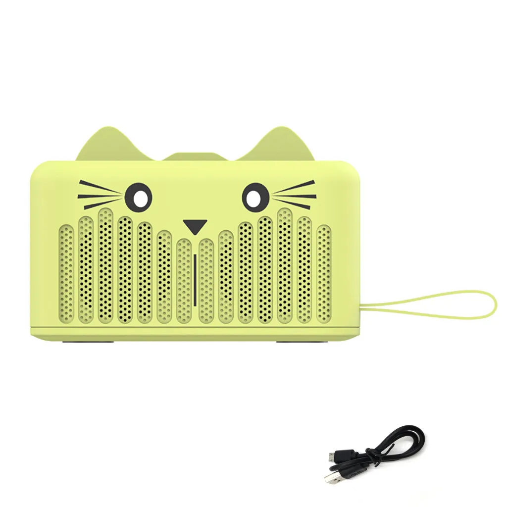 Новинка Bluetooth динамик FM радио TF карта и U диск милый мультяшный с подставкой чип