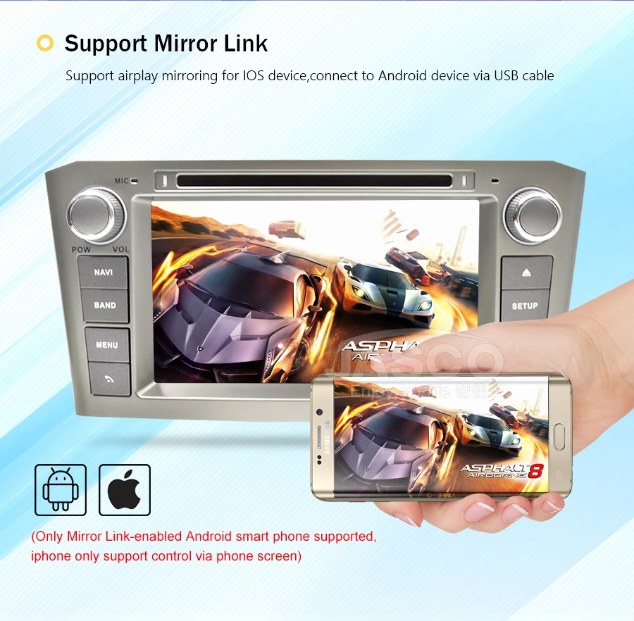 Android 9,0 9,1 ram 4G DVD стерео Мультимедиа для Toyota Avensis/T25 2003-2008 радио gps навигация видео