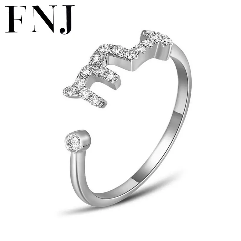 Кольцо FNJ из серебра 925 пробы с созвездиями для женщин свадебное кольцо в стиле