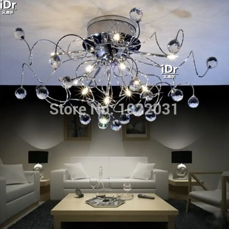 Высококачественная люстра в европейском стиле хрустальная светильник модная