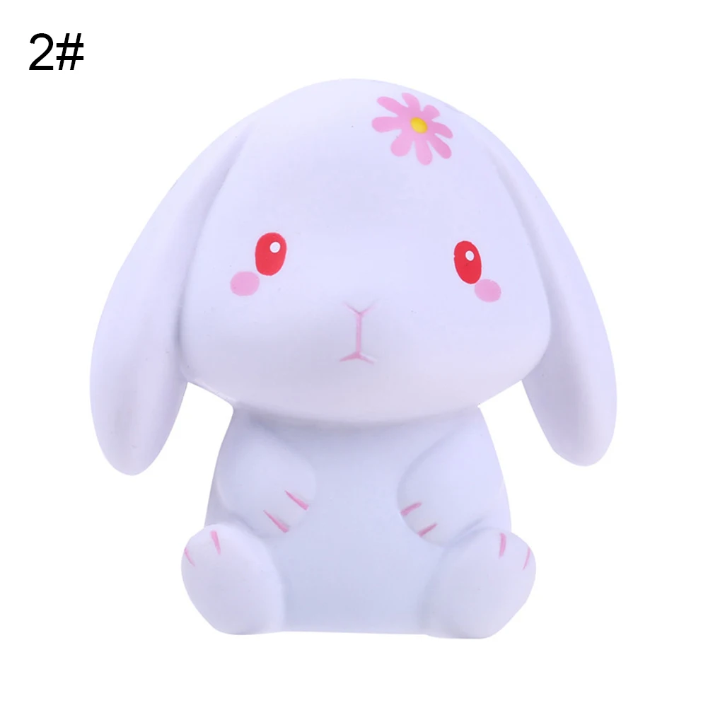 Long Ears Cute Rabbit Squishy Creative Slow Rising Bread Scented Soft Squeeze Toy Stress Relief Fun for Kid Gift | Игрушки и хобби