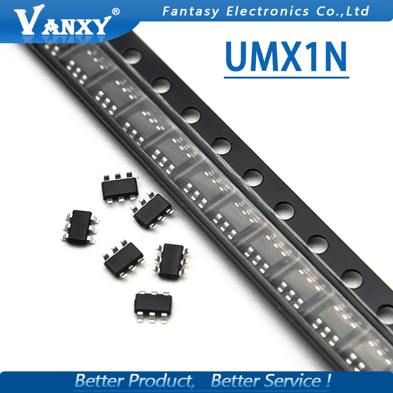 50 шт. UMX1N SOT-363 UMX1NTN SOT363 знак: Триод X1 SMD | Электронные компоненты и принадлежности