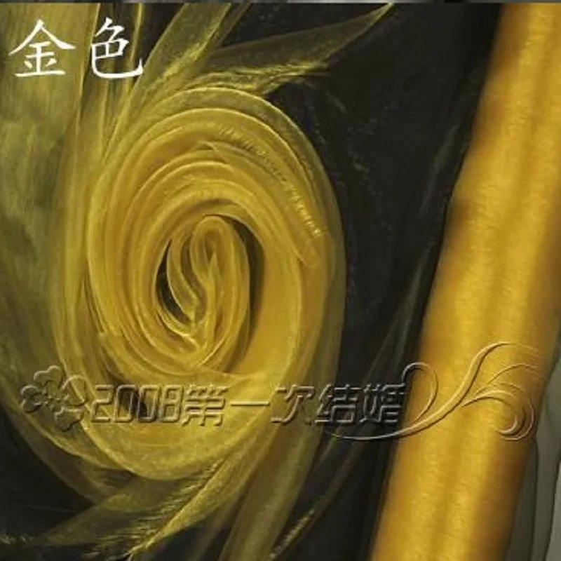 Горячая распродажа! Чистый органза для фона свадебные украшения настольные