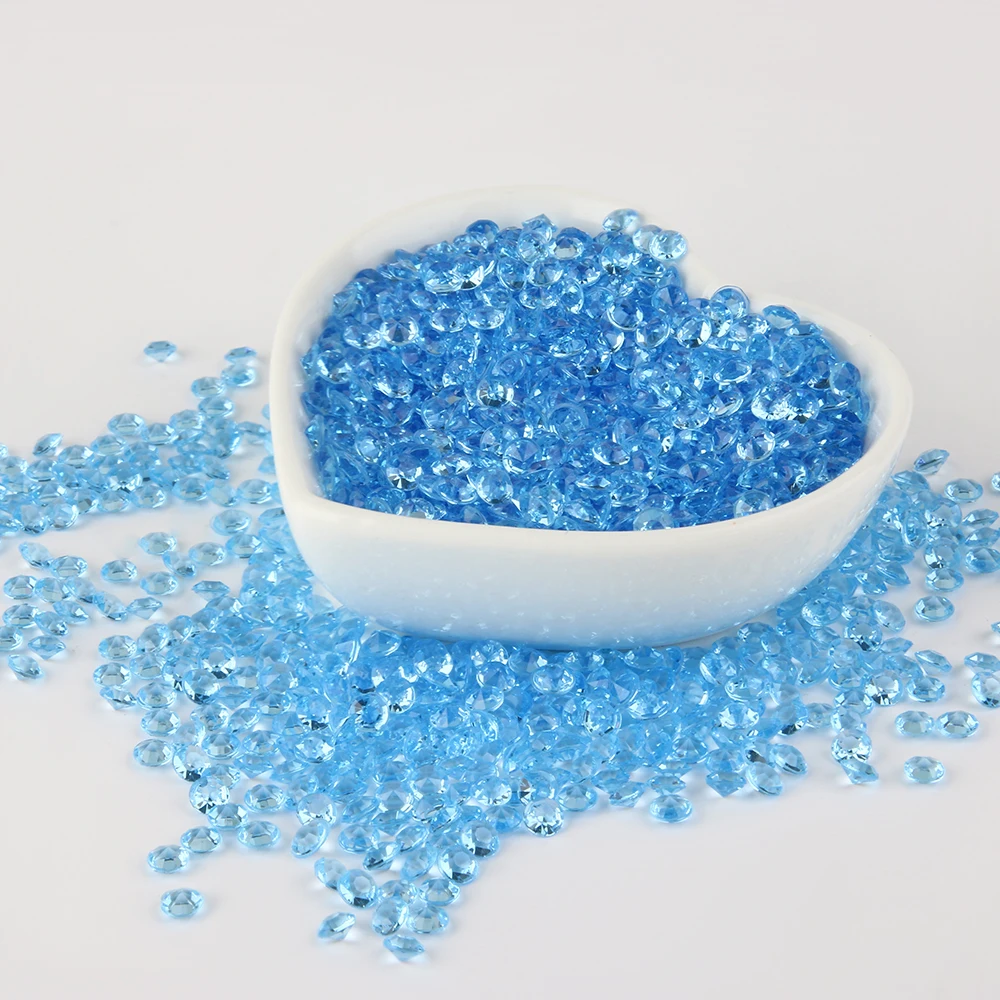 2000 шт. 4 5 мм красочное свадебное украшение кристаллы Алмазный стол конфетти