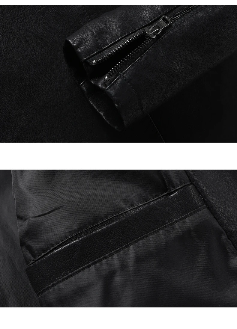 TIEPUS размера плюс M~ 5XL, 6XL, 7XL, 8XL новая кожаная куртка мужская однотонная Повседневная приталенная куртка с воротником-стойкой мужская куртка из искусственной кожи