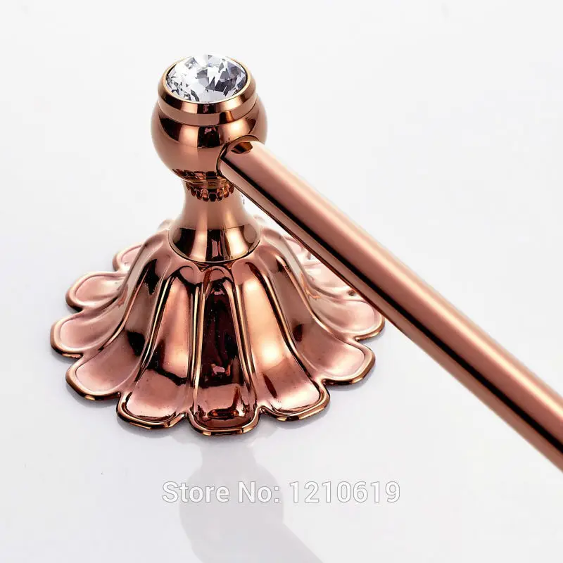 Новый держатель для банного полотенца из розового золота с одним ярусом и