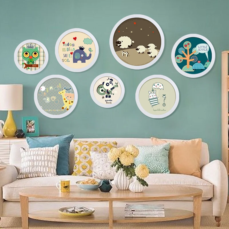 Смонтированная Картина на холсте картина из распыленного масла мультфильм фото