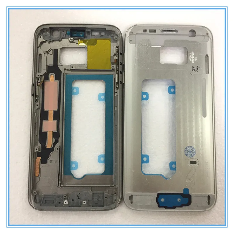 1 шт. средняя рамка для Samsung Galaxy S7 G930 G930F Рамка Металлическая Корпус Шасси с боковой