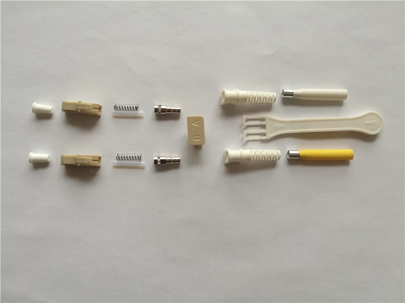 100pcs High Density LC duplex Push Pull Tab Uniboot Connector Kits 2core in one cable connector kits Accessories | Мобильные