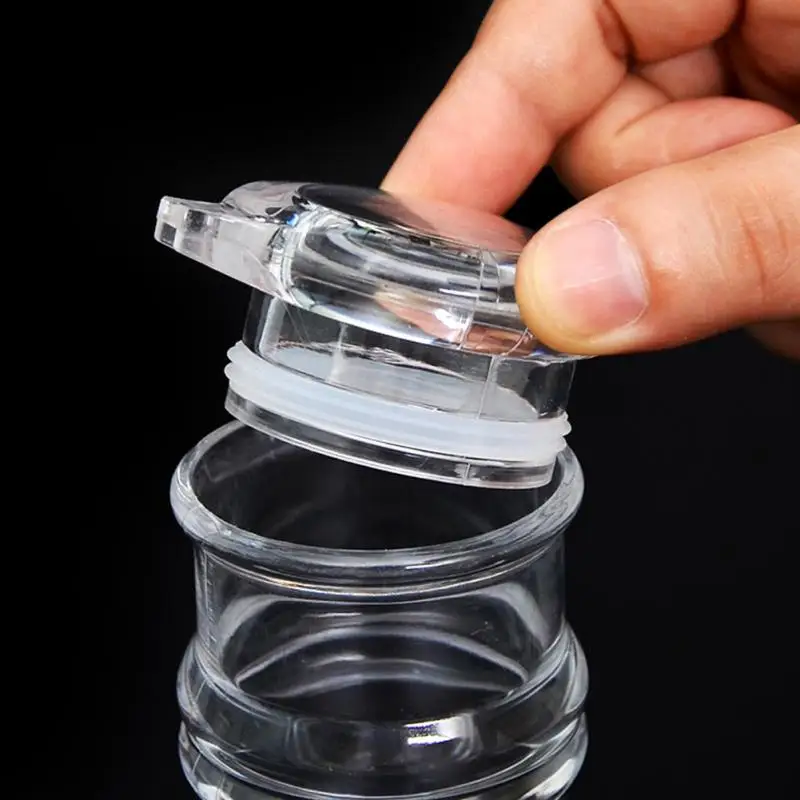 Новинка 3 размера экологичный прозрачный акриловый соевый соус уксус бутылка