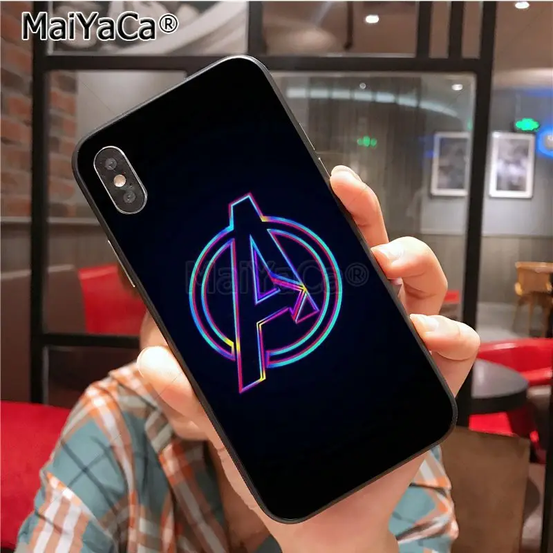 3 MaiYaCa Marvel супергерой чехол для телефона iphone 11 Pro X Xs Xr Xs max 8 7 6 6S Plus 5 5S SE cass - Цвет: 3