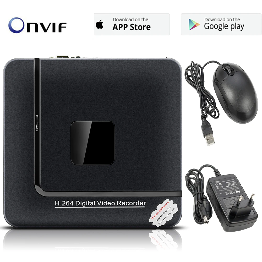 Мини 1080P Full HD 4CH 8CH NVR безопасности CCTV ONVIF 2 0 приложение для ip камеры системы с